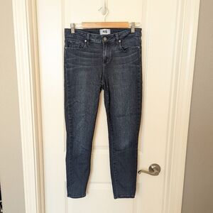Paige Dark Wash Skinny Jeans